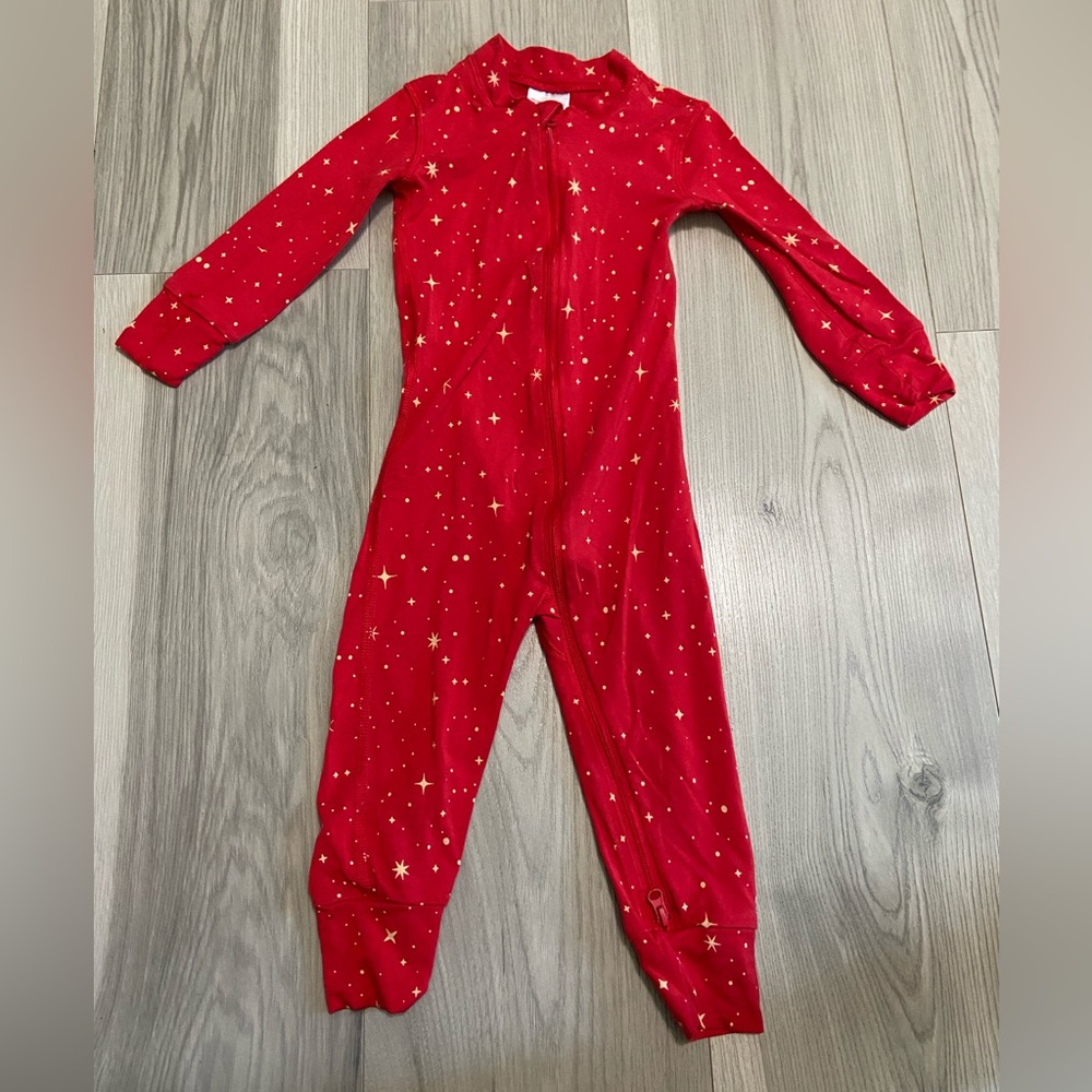 Hanna Andersson Red Pajamas Size 18-24 months